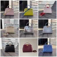 ราคา COD Fendi หญิงกระเป๋ากระเป๋าถือกระเป๋าสะพาย Messenger จ๊ะเอ๋สุภาพสตรีมินิลูกแมวด้านในด้านนอกเต็มหนังแกะกระเป๋าถือในแนวทแยง23เซนติเมตร (16542727083)