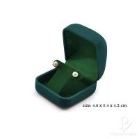 ราคา กล่องต่างหูสีเขียว กล่องใส่ต่างหูพกพา กล่องต่างหูกำมะหยี่ มอบเป็นของของขวัญ จัดโชว์ กล่องใส่เครื่องประดับกำมะหยี่ (19195524674)