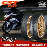 ราคา ยางยี่ห้อ CST รุ่น CM S3 ขนาด 120 70ZR17 160 60ZR17 180 55ZR17 190 55ZR17 200 55ZR17 ไม่ต้องใช้ยางใน (20849949236)