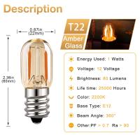 ราคา E27หลอดเอดิสันแอลอีดีแรงดันไฟฟ้าต่ำ DC 12V นำ E12ฐาน E14 1W 2W 4W ไส้หลอดไฟ Led ไฟตกแต่งสวนสีเหลืองอำพันย้อนยุค2200K หลอดไฟไฟแสงอาทิตย์สำหรับตั้งแคมป์สีขาวอบอุ่นมารีน RV (18751480548)