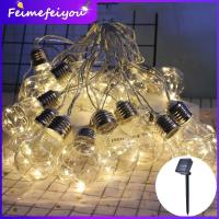 ราคา Solar lights outdoor waterproof light bulb led bulb for house solar lights indoor house 3 5M led strip light for room decoration light sensor led light 10 bulbs blinking steady lights (15045749225)