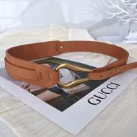 ราคา Women Cowhide Belt Designer Clothing Accessories Decorative Girdle (19747639711)