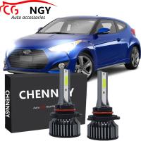 ราคา สำหรับฮุนได Veloster 2013 2016 ไฟหน้าไฟหน้ารถ CLY CG ชุดแปลงหลอดไฟไฟหน้ารถมอเตอร์ไซค์แบบ LED 6000K 9 32V 2ชิ้น (20825375267)