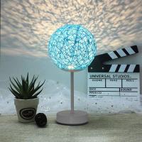 ราคา NFA โคมไฟตั้งโต๊ะ LED ไฟกลางคืน ไฟข้างเตียง ฐานกลม ไฟห้องนอน โคมไฟตกแต่งบ้าน งานหวาย เกลียวเชือก ของตกแต่งบ้าน (17936069940)