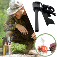 ราคา CHOOL แท่งแมกนีเซียม แท่งจุดไฟ พกพา สำหรับ จุดไฟ และ สร้างประกายไฟ อุปกรณ์เดินป่า ตั้งแคมป์ หนา 8 mm ปีกผีเสื้อ แท่ง (17990792291)