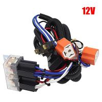 ราคา Universal H4 LED Relay Harness Kit LED ไฟหน้า Brightener สายไฟ12V 24V การปรับเปลี่ยน25A ฟิวส์เซรามิค Socket (16812665202)
