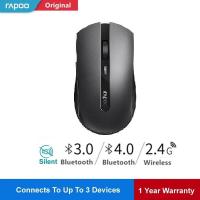 ราคา Rapoo เมาส์ไร้สาย Multi-mode Silent Wireless Mouse Bluetooth รุ่น 7200M