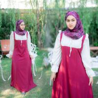 ราคา ชุดเดรสอิสลาม ผู้หญิงสไตล์แฟชั่นมุสลิม เหมาะกับผญอิสลามใส่ออกงาน IM41 (20952814188)