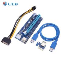 ราคา 60ซม PCI E Riser1 X 16X PCI E USB3 0 009S อะแดปเตอร์การ์ดสำหรับ BTC Miner (15224817121)