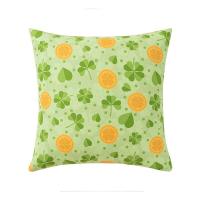 ราคา Green Clover Double sided Printed Cushion Cover Saint Patricks Day Decorative Pillow Case Home 45X45 Lucky Grass Print Throw Pillow Covers (20015405911)