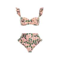 ราคา 2023 New Vintage Floral Women Swimwear One Piece Swimsuit Luxury Bikini Backless Beach Dress Designer Bathing Suit Summer Surf Wear Beachwear Womens Vacation Beach Skirt Swimwear (20022503521)