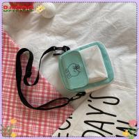 ราคา กระเป๋าสะพายข้างมีฝาปิดกระเป๋าสะพายไหล่มินิผ้าใบผู้หญิงย้อนยุคสีตัดกันรูปการ์ตูน (20722040817)