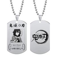 ราคา สร้อยคออะนิเมะปีศาจฆ่าคน Kimetsu No Yaiba Tanjiro จี้สแตนเลสแฟชั่นผู้ชายผู้หญิงอุปกรณ์คอสเพลย์ (21052497571)