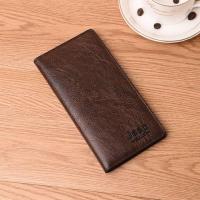 ราคา Top Men Long Money Wallet Money Clip Men Wallets Business Brand Card Holder Coin Purse Men (19684699867)