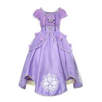ราคา ZZOOI Sofia The first Girl Princess Dress Purple Ball Gown Baby Girl Fancy Outfits Toddler Cosplay Kids Christmas Party Costume (18135154350)