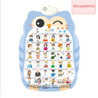 ราคา โปสเตอร์พูดได้ 2 ภาษา จีน อังกฤษ สัตว์ ABC สี ผลไม้ กดแล้วมีเสียง มีเพลง เล่นเกมส์ได้ ฟรีถ่าน ตะขอ (7877778351)