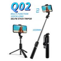 ราคา พร้อมส่ง ไม้เซลฟี่ ไม้เซลฟี่บลูทูธ 3IN1 ไม้เซลฟี่บลูทูธพร้อมปุ่มรีโมท Handheld Selfie Stick Bluetooth พร้อมขาตั้ง ไม้เซลฟี่ รีโมทชัตเตอร์ (20721025107)