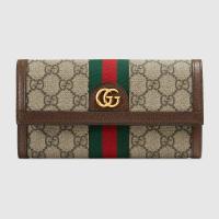 ราคา GUCCI กระเป๋าสตางค์ OPHIDIA GG CONTINENTAL WALLET (21228275767)