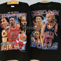 ราคา เสื้อยืดผ้าฝ้าย CHICAGO BULLS The Legends of BIG THREE เสื้อบาส เสื้อวินเทจ ชิคาโก บลูส์ papamama vintageS 3XL (20391587449)