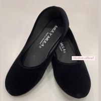 ราคา รองเท้าคัทชูส้นเตี้ย รองเท้านักศึกษา เบอร์ 36 42 ใส่ทำงานสุภาพ กำมะหยี่ หนังดำ พร้อมส่ง (19758663578)