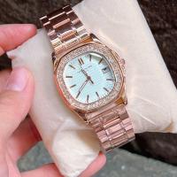 ราคา นาฬิกาข้อมือ ผญ นาฬิกาผู้หญิง นาฬิกาข้อมือผญ สายนาฬิกา สแตนเลส นาฬิกาสีโรสโกลด์ นาฬิกาควอตซ์ นาฬิกาทางการ กรอบประดับเพชร ขนาด 32 มม (16029163931)
