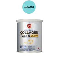 ราคา Amado Silver Collagen Type II + Calcium อมาโด้ ซิลเวอร์ คอลลาเจน ไทพ์ทู พลัส แคลเซียม 100 กรัม