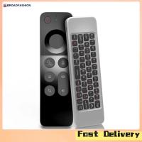 ราคา Broadfashion W3 Air Mouse Wireless Remote Control With IR Learning Voice Inputting Double Faced Air Fly Mouse For PC TV Box Tablet (21145273799)