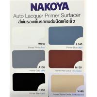 ราคา สีพ่นรองพื้นชนิดแห้งเร็ว NAKOYA ขนาด 3 2 ลิตร ใช้พ่นรองพื้นรถยนต์ และ งานเฟอร์นิเจอร์ สีขาว W 110 สีฟ้า L 140 สีแดง N 139 สีดำ B 130 สีเหลือง Y 160 (14730131287)