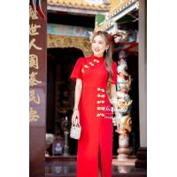 ราคา พร้อมส่งS 4XL HISOH ชุดคู่รักสีแดง ชุดคู่ใส่วันตรุษจีน ชุดคู่รัก ชุดเดรสสีแดง เดรสลายดอก ชุดเดรสสาวอวบ ชุดเดรสใส่วันคริสต์มาส ชุดเดรสใส่วันตรุษจีน ชุดเดรสคลุมเข่า ชุดเดรส เดรสสีแดง เดรสแฟชั่น แฟชั่นสา