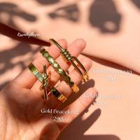 ราคา Kissmebythesun Gold Bracelet กำไลข้อมือชุบทองคำขาว (19615719821)