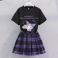 ราคา Kuromi ชุด Y2K กระโปรงมีจีบแขนสั้น Sanriosชุดสูทน่ารักใส่สบายสำหรับนักเรียนนิ่มแฟชั่นลำลอง (19447173472)