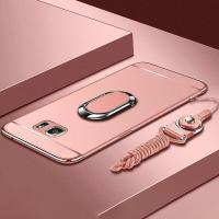 ราคา LANLIN เคสโทรศัพท์สำหรับ Samsung Galaxy S7 Edge S7เคสสีด้านแข็งบางเป็นพิเศษสำหรับ Samsung S7 Edge พร้อมห่วงตั้งและสายฟรี (10377723473)