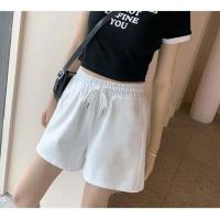 ราคา กางเกงขาสั้นสีพื้น เอวยางยืด แต่งแถบข้าง สไตส์เกาหลีสวมใส่สบาย (12550524673)