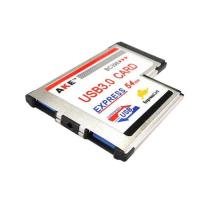 ราคา USB 3 0 Express การ์ด54มม L Type Dual Port อะแดปเตอร์โน้ตบุ๊คสำหรับแล็ปท็อป NEC NEC720202ชิปไม่ได้ ASM ASM1042 BC398 (5111048441)