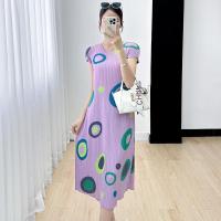 ราคา Issey Miyake 2023 ชุดเดรสมิยาเกะสำหรับผู้หญิงชุดเดรสยาวลดอายุสำหรับการเดินทางแบบลำลองมีอารมณ์แฟชั่นพิมพ์ลายจับจีบระดับไฮเอนด์แบบใหม่ฤดูร้อน (19877242110)