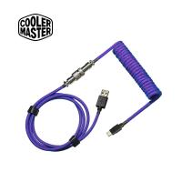 ราคา Cooler Master Coiled Cable Thunderstorm สายไนล่อนถักคีย์บอร์ดเสริมความยืดหยุ่น USB A ถึง USB Type C By Mac Modern (16967538159)