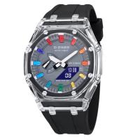 ราคา นาฬิกาD Ziner auto Light 2 ระบบ กันน้ำ100 วันที่ใช้งานได้ พร้อมไฟLED แถมฟรีพร้อมกล่องเหล็ก (19083724694)