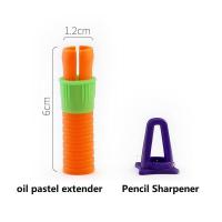 ราคา อุปกรณ์หัดเขียน ด้ามต่อ ปลอกต่อ ด้ามจับ สีชอล์ค น้ำมัน อุปกรณ์เสริม ที่ต่อดินสอ ที่เหลาสี ปลอกต่อสีชอล์ก ปลอกต่อสีเทียน (20893228801)