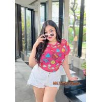 ราคา เสื้อครอปซีทูตาข่ายสาวอวบอ้วน (18529988305)