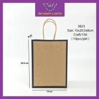 ราคา A Boutique 10pcs Plain Colour Kraft Paper Bag w Twisted Handle Goodies Gift Wedding Party Beg Kertas 3823 (18952662606)