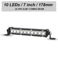 ราคา NLpearl 180W 210W 240W ขับรถแถบแสงไฟ LED Spot Flood Combo ไฟ LED Work Light สำหรับรถบรรทุกรถกระบะ4X4 ATV SUV รถ LED ไฟตัดหมอก12V 24V (7870834053)