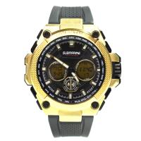 ราคา ใหม่ล่าสุด นาฬิกาผู้ชาย US SUBMARINE เรือนเหล็ก สายยางซิลิโคน 2 ระบบ Quartz และ Digital จอ และไฟLED กันน้ำ 100 จับเวลา ตั้งปลุกได้ ส่งเร็ว ส่งไว (20503192217)