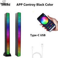 ราคา Studyset IN stock Led Rgb Music Sound Light Bar Bluetooth compatible App Control Adjustable Brightness Music Rhythm Night Lights (20070512224)