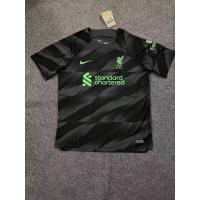 ราคา ﺴ 2324 Hot Mens Jersey Liverpool Goalkeeper Football Jersey Black Jersey Short Sleeve Tops Football Soccer Jersey Shirt Size S 2XL Liverpool Men Jersey Tops (19805754031)