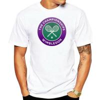 ราคา เสื้อยืดผ้าฝ้ายพิมพ์ลาย เสื้อยืดแขนสั้น พิมพ์ลาย Wimbledon The Championship Tennis Grand Slam สีขาว สําหรับผู้ชาย 2023 FK0R (18903822345)