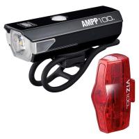 ราคา ไฟหน้า ไฟท้าย จักรยาน Cateye Ampp100 Viz100 Rechargeable Light Set (17251512899)