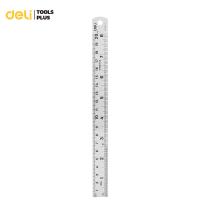 ราคา Deli ไม้บรรทัด ฟุตเหล็ก ไม้บรรทัดโลหะ ไม้วัดสเกล 30 50 CM ไม้สามเหลี่ยม ไม้บรรทัดฟุตเหล็ก มีให้เลือกหลายแบบ Steel Ruler (20691497591)