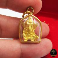 ราคา Ananta Ganesh จี้พระพิฆเนศ เลี่ยมกรอบหุ้มทอง ผ่านพิธีแล้ว ขนาด 1 พร้อมกล่อง เน้นเงิน งาน ความรัก Ji05 Ji (17663614605)