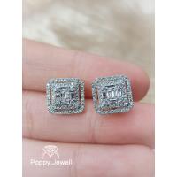 ราคา ต่างหูเพชรแท้ ทองแท้ รุ่น Summanus Earrings (9056097270)