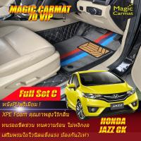 ราคา Honda Jazz GK 2014 รุ่นปัจจุบัน Full Set C เต็มคันรวมถาดท้ายรถแบบ C พรมรถยนต์ Honda Jazz GK 2014 2015 2016 2017 2018 2019 2020 2021 รุ่นปัจจุบัน พรม7D VIP Magic Carmat (8184709719)